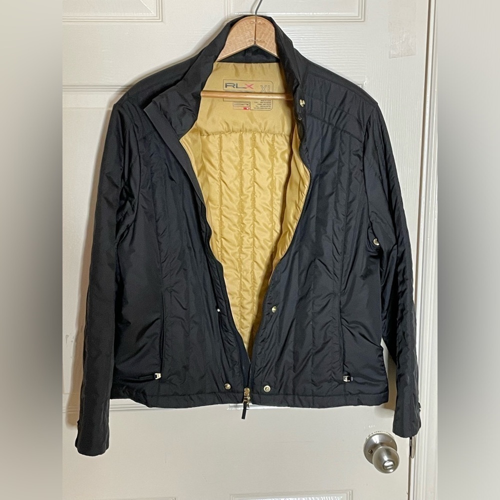 Women's RLX Ralph Lauren Black Jacket XL - Picture 9 of 10